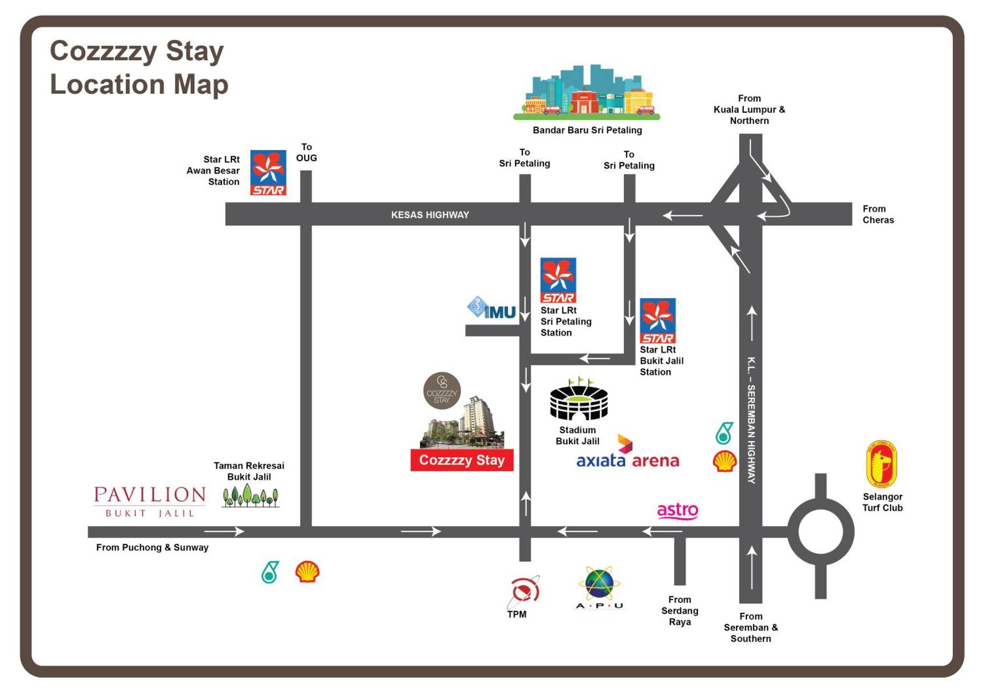 Cozzzzy Two Next To Axiata Arena, Bukit Jalil Pangsapuri